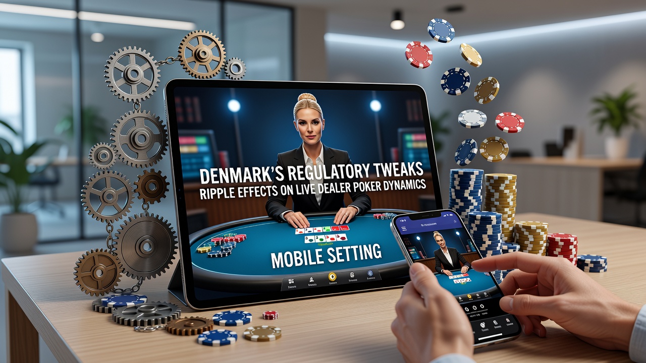 Mobil live poker session under danske reguleringer